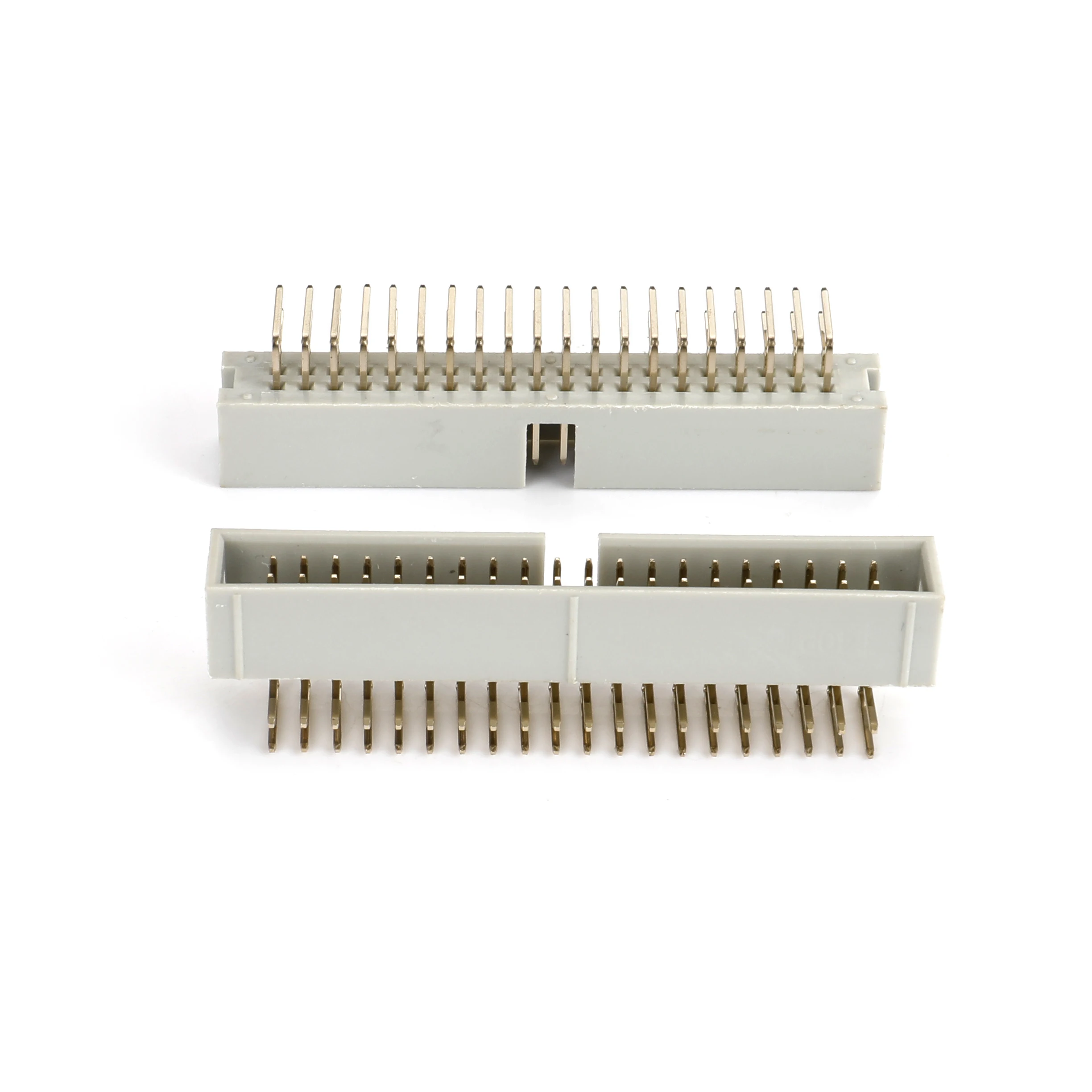 Box header connector 2.54mm box header 40 pin pcb connector frc wire to board male right angle dual row grey Sullins Samtec