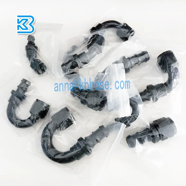 an4 an6 an8 an10 an12 an16 aluminum push on lock oil hose ends an fittings adapter