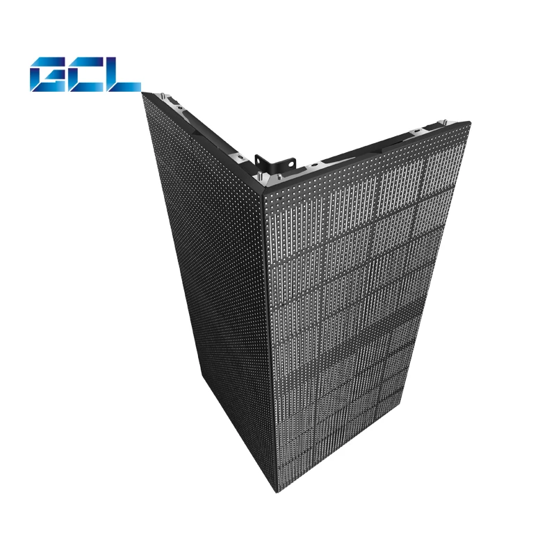 GCL Gmesh SMD 10.42 15.6 Outdoor LED Screen Led Mesh Screen Led Cube Display