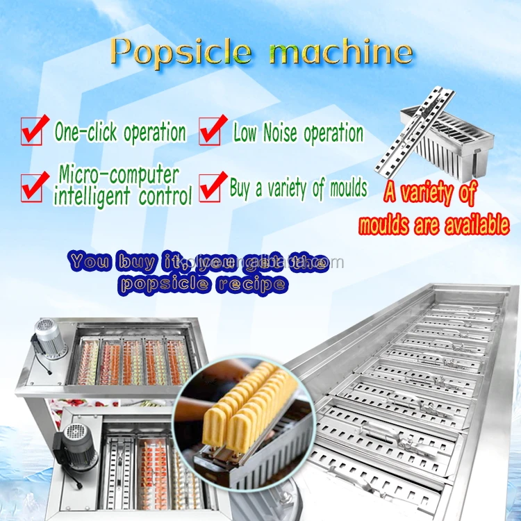 Brazil style mold hot sale lolly ice lollipop machine with 10 molds