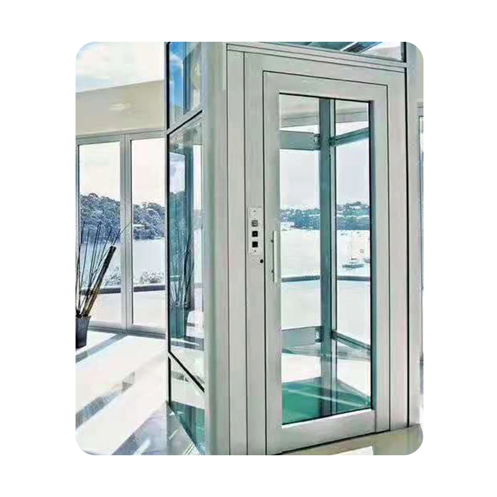 Low price fashion simple China safety large capacity lifting platform traction system home external lift