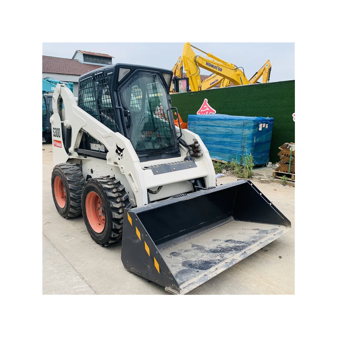 excellent working performance used Bobcat skid steer loader Bobcat S300 motor grader mini skid steer loader