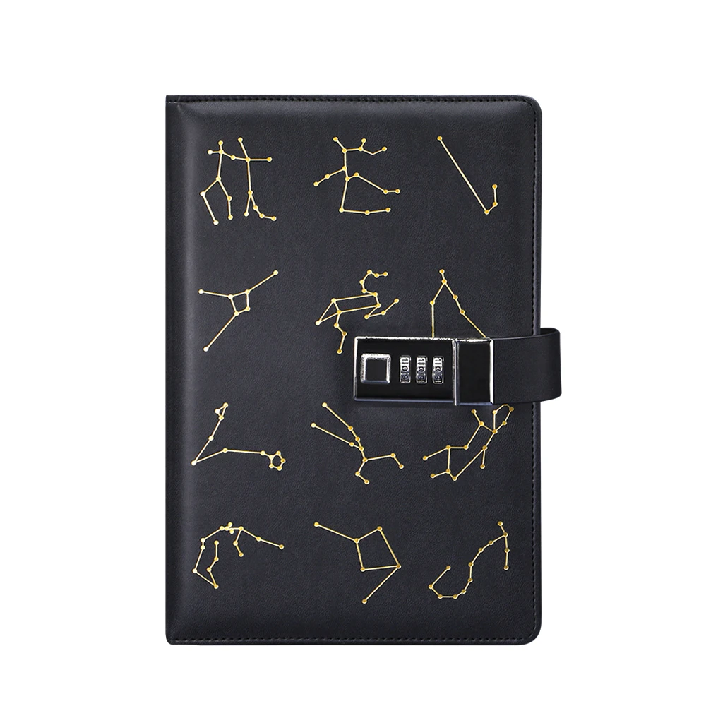 Leather Diary with Lock for Girls and Women Secret Refillable Diary Lock Journal