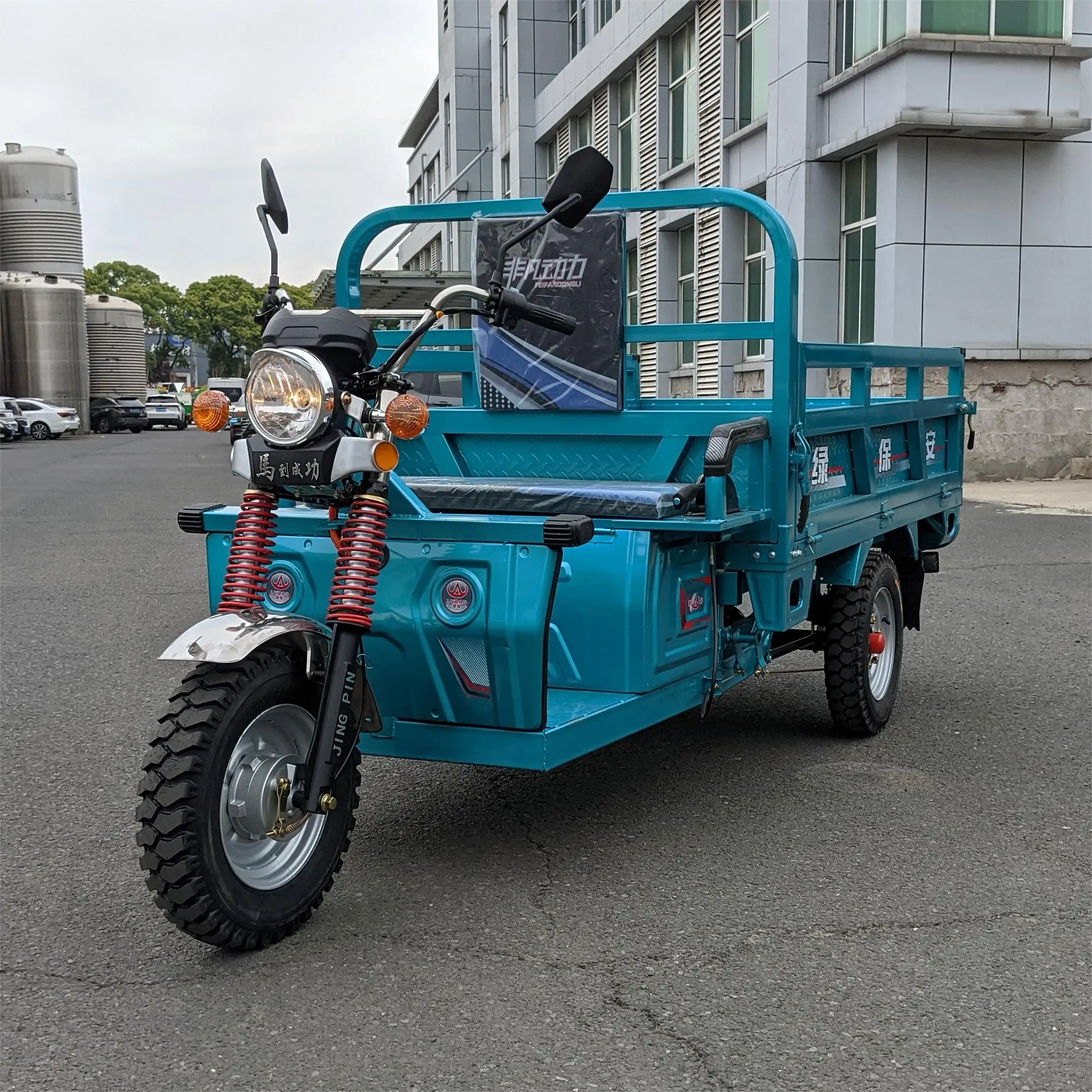 Lb-3W3S Quality Electric Cargo Tricycle Three Wheel Motorcycle Tricycle Eec Coc Europe Homologation Legally