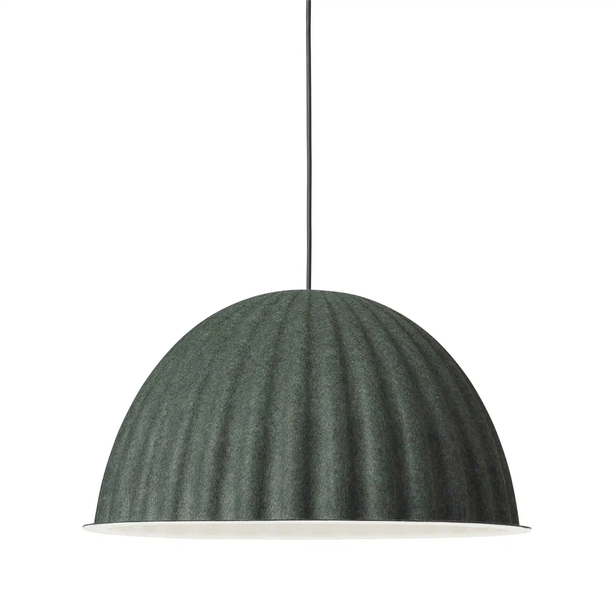 AC01048 acoustic felt pumpkin style circle hanging lamp indoor sound absorption pendant light