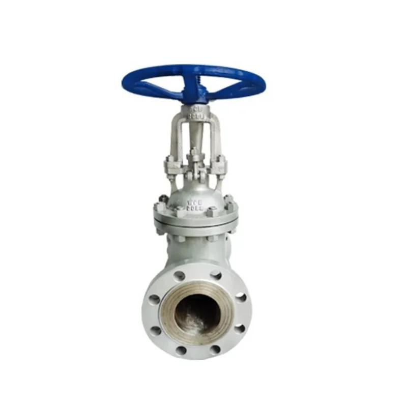 WCB flanged steam heat conduction oil high temperature valve manual open rod carbon steel gate valve