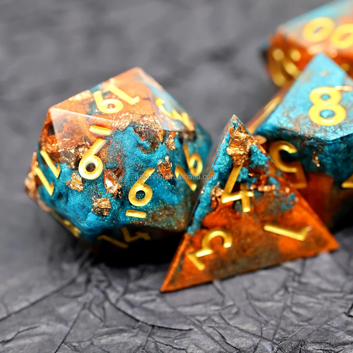 Custom RPG Sharp Edge Dice Dungeons and Dragons Role Playing Table Game DND Dice Set