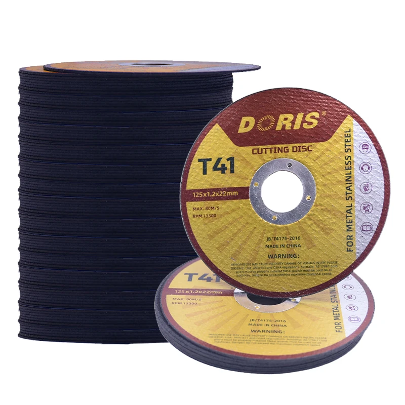 Doris Premium 125mm 5inch Cutting Disc Aluminium  Abrasive Metal Cutting Discs For Angle Grinders Abrasive Discs free sample
