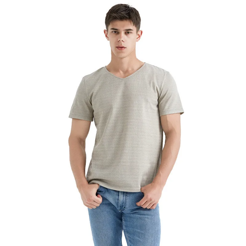 Electromagnetic Radiation Protective 34.2% Silver Fiber Cotton T-shirts Computer Phone EMF Shielding Short Sleeve Underwear