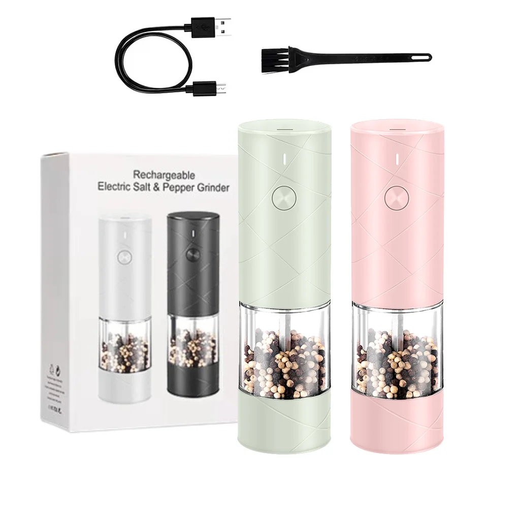 Macinapepe elettric sale e pepe con meccanismos di grossolanita regolabile spargisale e pepe con luce LED