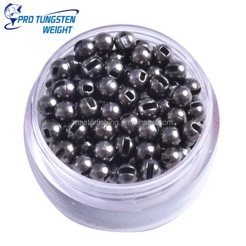 Pro Tungsten Weight Plated Slotted Tungsten Beads Tungsten Fly Tying Beads Bulk 100 For Fly Tying