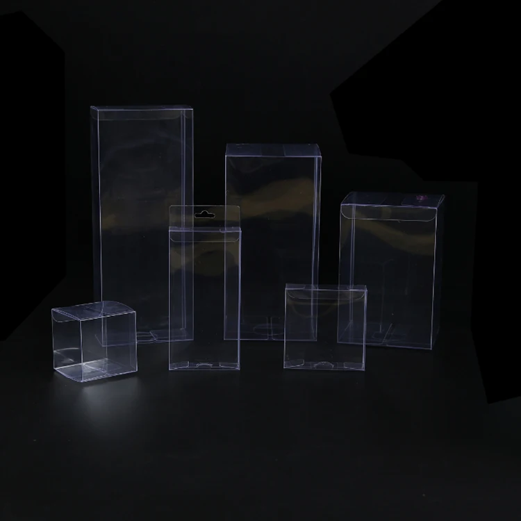 
Stock clear PET PVC PP box organizer plastic watch boxes packaging China supplier wholesale 