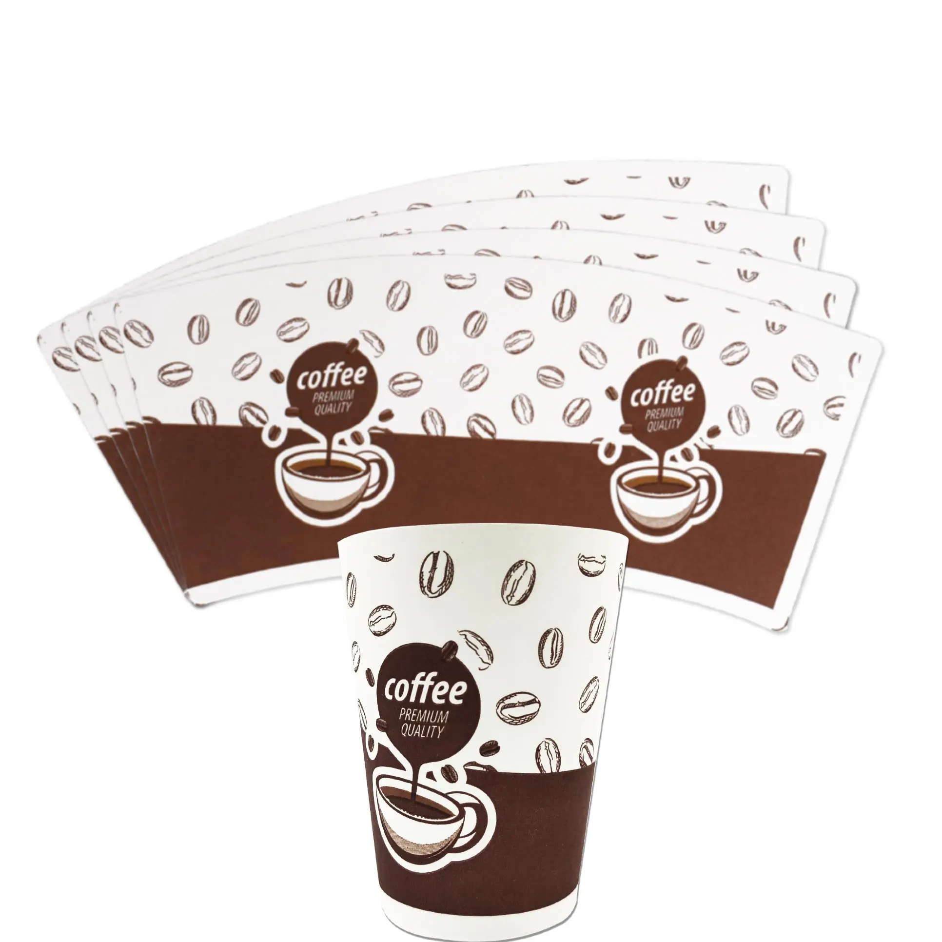 150gsm-320gsm Bamboo Fiber Pe Pla Coated Paper Cup Raw Material Noodle Boxes Coffee Cup Fan Raw Material For Paper Cup