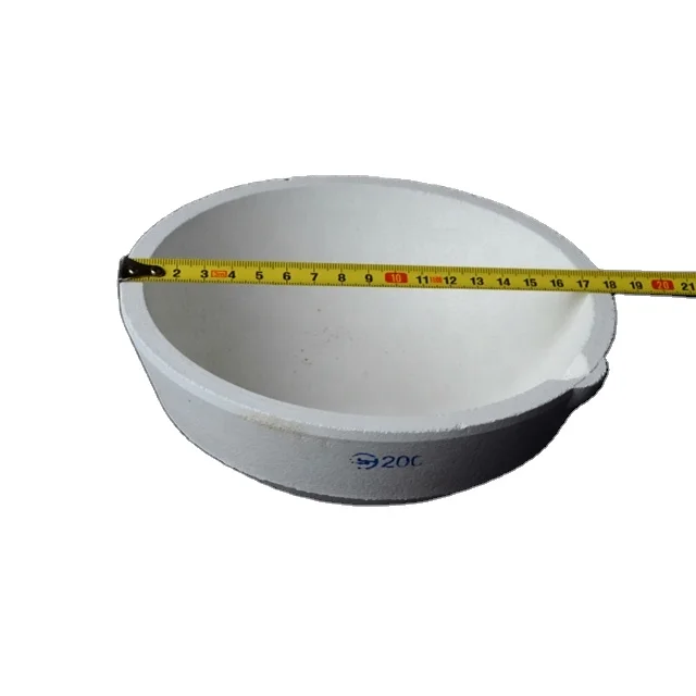 Platinum Melting Use Fused Silica gold Melting Dish Ceramic Melting Boat