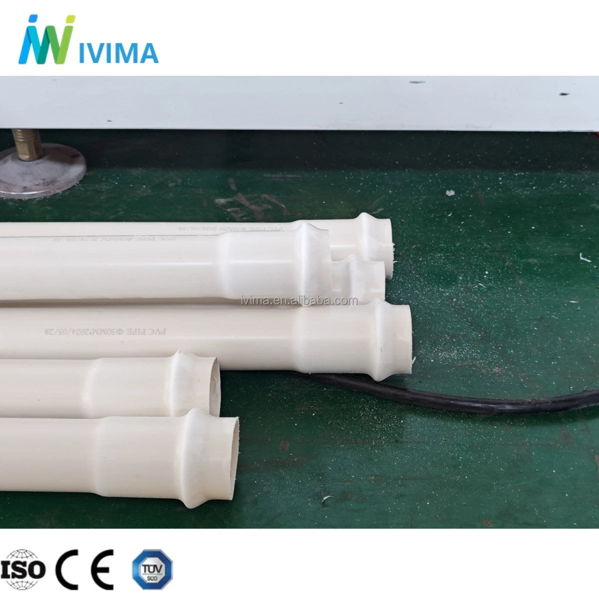 Conical Twin Screw PVC Pipe Extruder/UPVC CPVC Pipe Making Machinery for PVC Water Tube Production