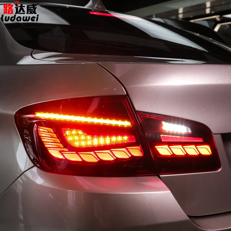 Taillight For BMW F10 5 series LED Tail Lamp Upgrade For Dragon Scale Auto Modify Accessories