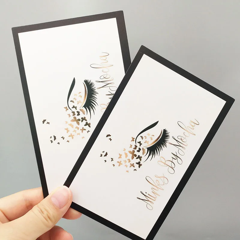 Открытки из золотой фольги с возможностью печати для заказов, открытки с благодарностью для бизнеса, спасибо за поддержку маленьких визитных карточек