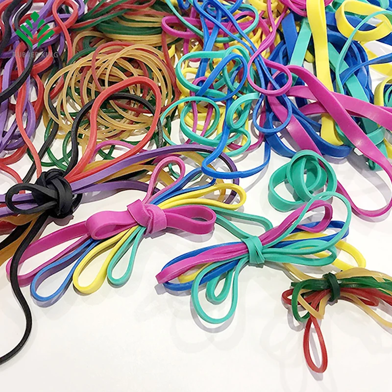 Colorful Non Latex Rubber Band Durable Elastic Band Loops for Files Folders Bank Paper Bills Money rubber bands