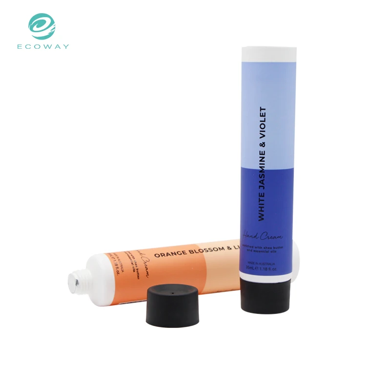 Colorful Plastic Cosmetic Hand Cream Packaging Tubes