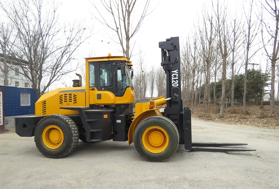 cross country big 6 - wheel forklift  truck / truck mounted forklift