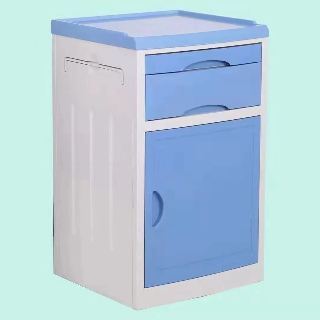 Medical furniture ward nursing home special ABS bedside table Moving bedside cabinets next to the bed