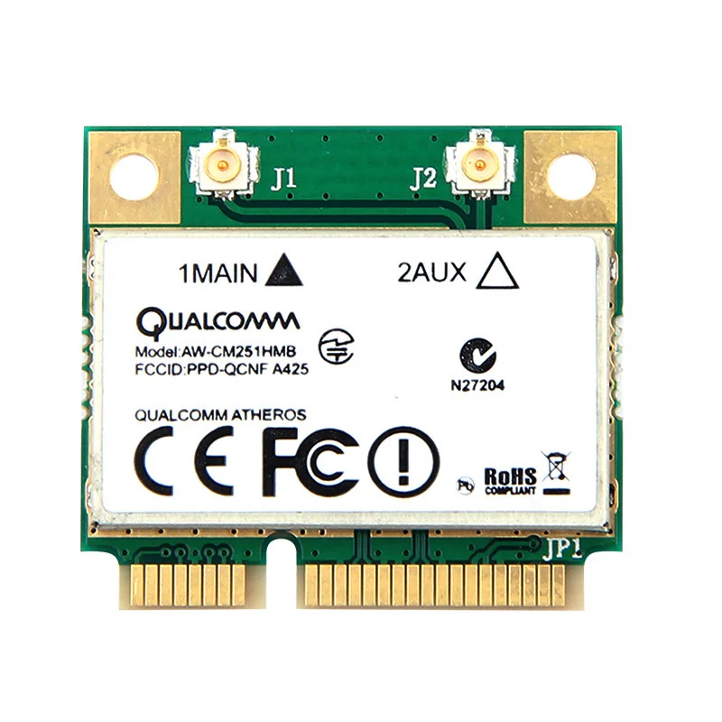 Wireless-AC Dual Band For Qualcomm Atheros QCA9377 AW-CM251HMB Mini PCI-E Wifi Card 433Mbps BT4.1 802.11ac Better Intel 3160