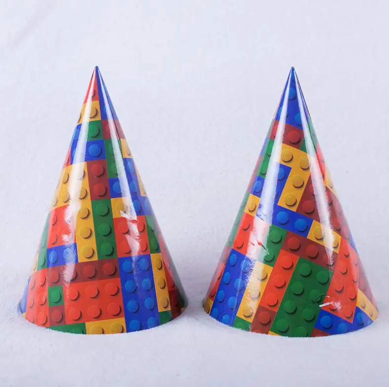 Legoing Blocks Theme Kids Party Supplies Tableware Paper Cup Plate Napkins Tablecloth Fiesta Decoration