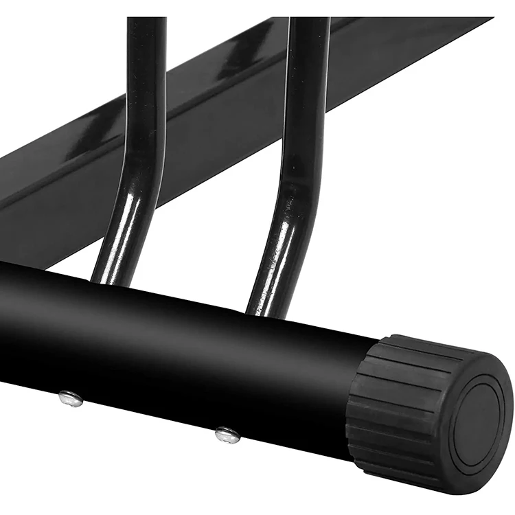 Free standing metal bike racks Two bicycle floor type parking stand  Indoor Floor Vertical Bike Stand Rack