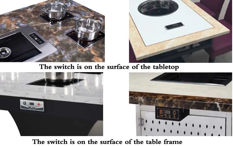 CENHOT And Chairs Sets Manufacturers for Restaurant Smokeless Hot Pot Tables Tisch