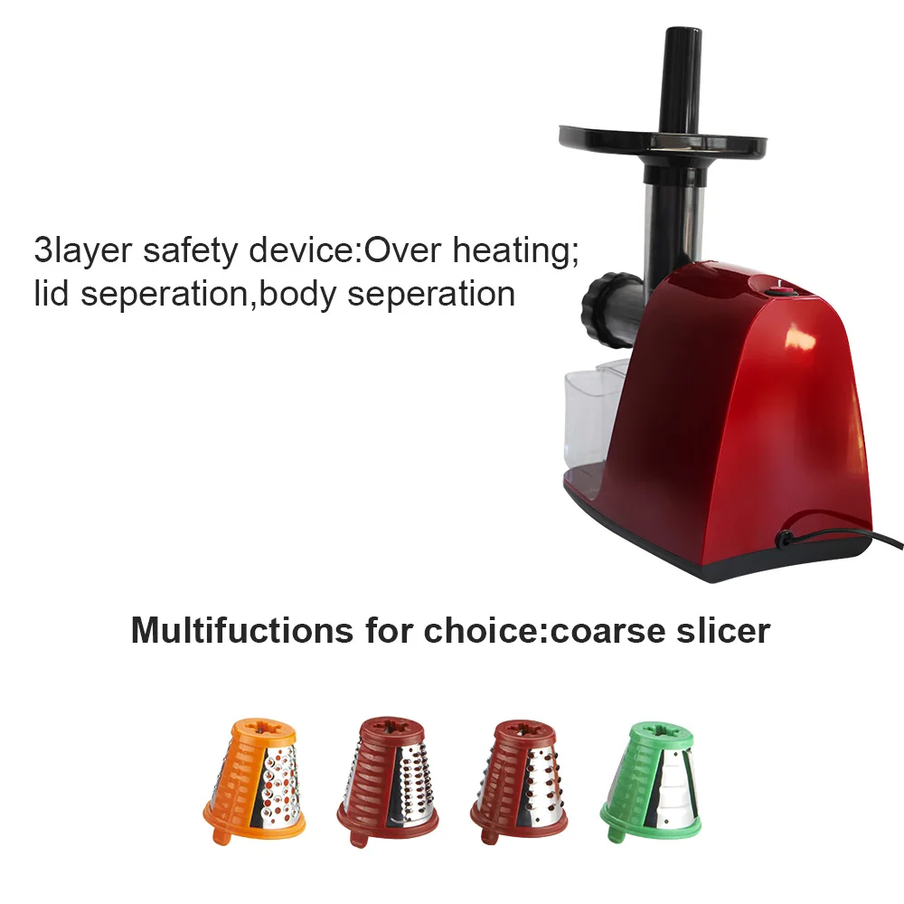 2024 Professional Best electric Big Mouth multifunctional masticating Juicer Extractor And Cold Press Juicer