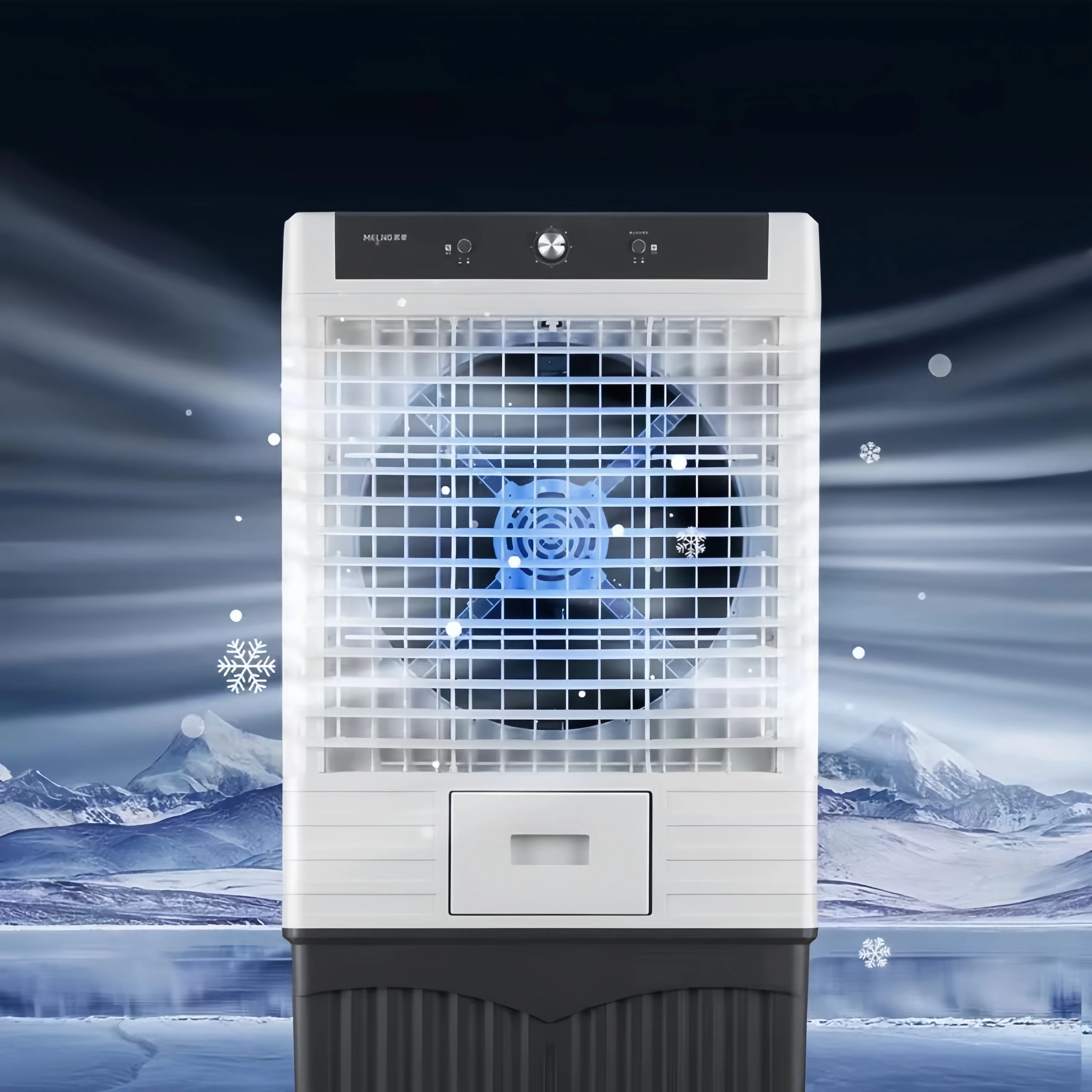 PL  Workshop Use Powerful Water Fan with Big Water Tank 140L Evaporative Ventilator portable Air Cooler