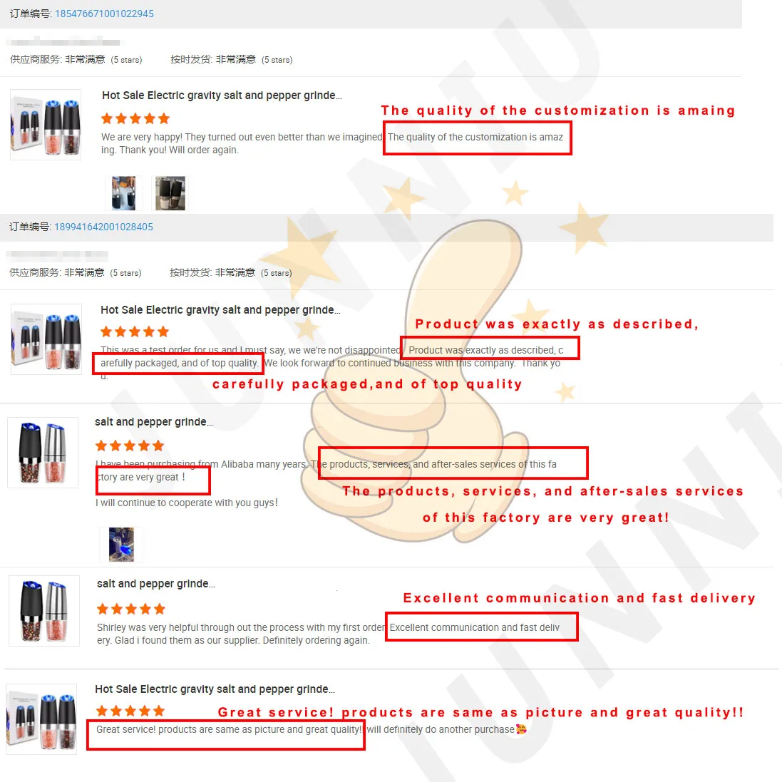 Горячая распродажа, электрическая гравитационная мельница для соли и перца, Набор для специй, перезаряжаемая мельница для черного перца с синим светом и подставкой