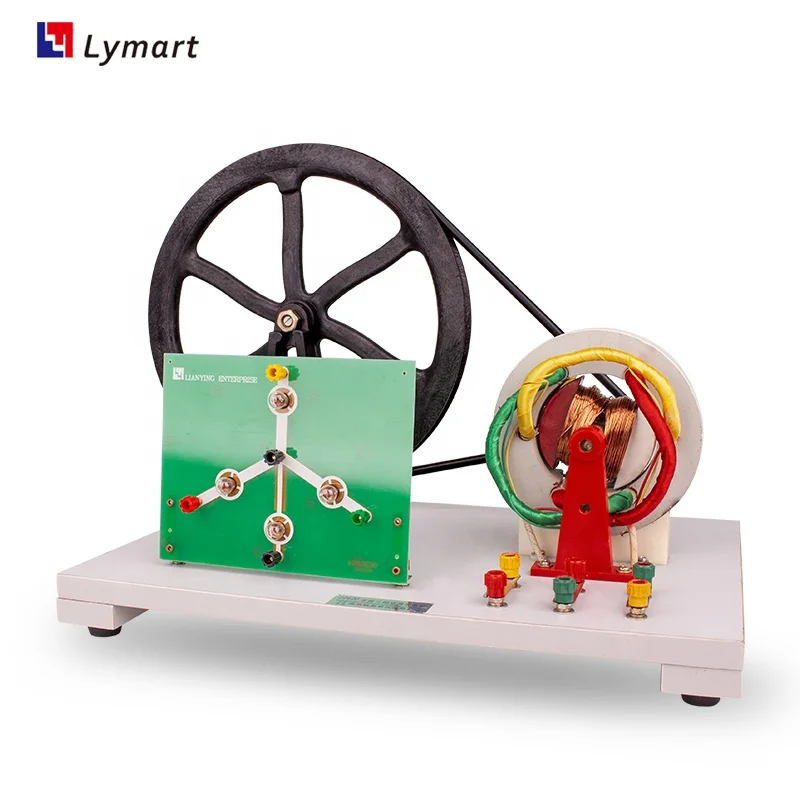 3 phase dc 6v 7w hand driven ac power generator