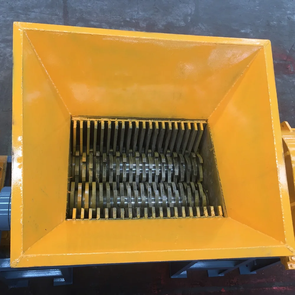 Heavy-duty double shaft crushing machine to steel scrap shredder with cheap price