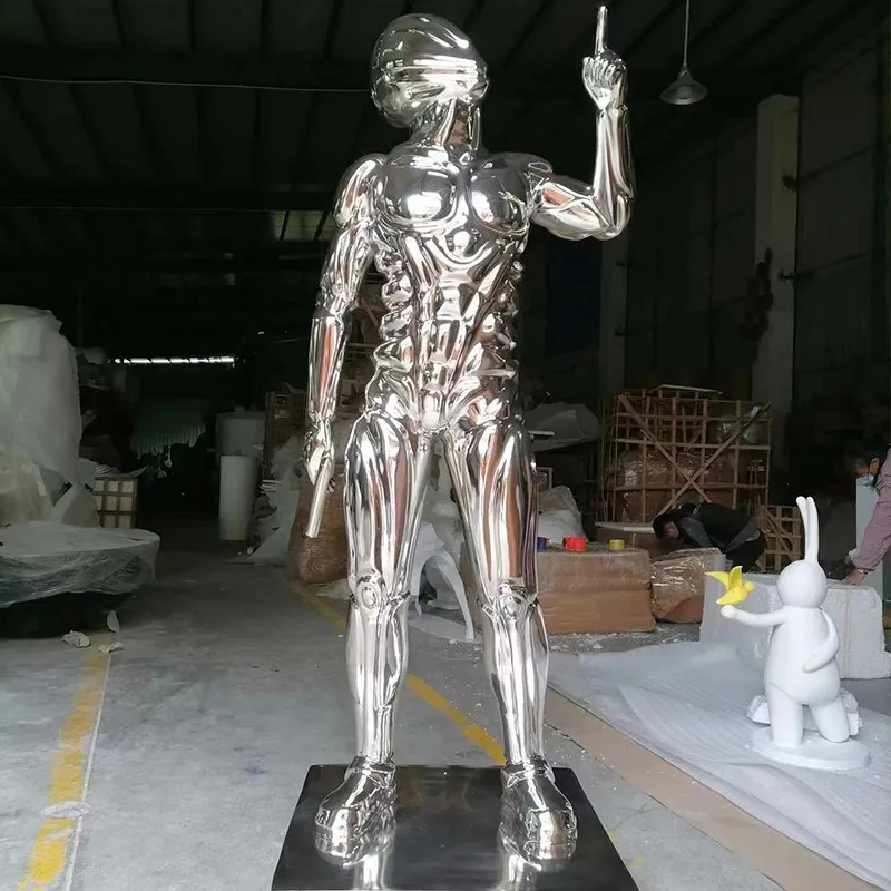 Custom 3D Sculpture Glass Reinforced Plastic Sculpture Resin Statue Crafts Ornaments Anime Derivative Fiberglass Sculpture