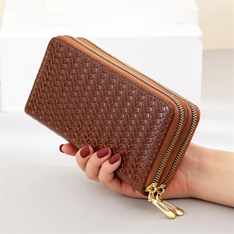 wholesale custom PU leather popular fashion women wallet
