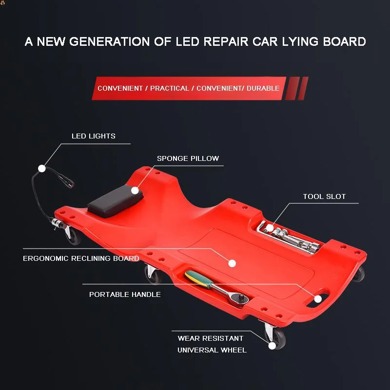 40 Inch Thickening Car Creeper Reclining Board Auto Repair Skateboard