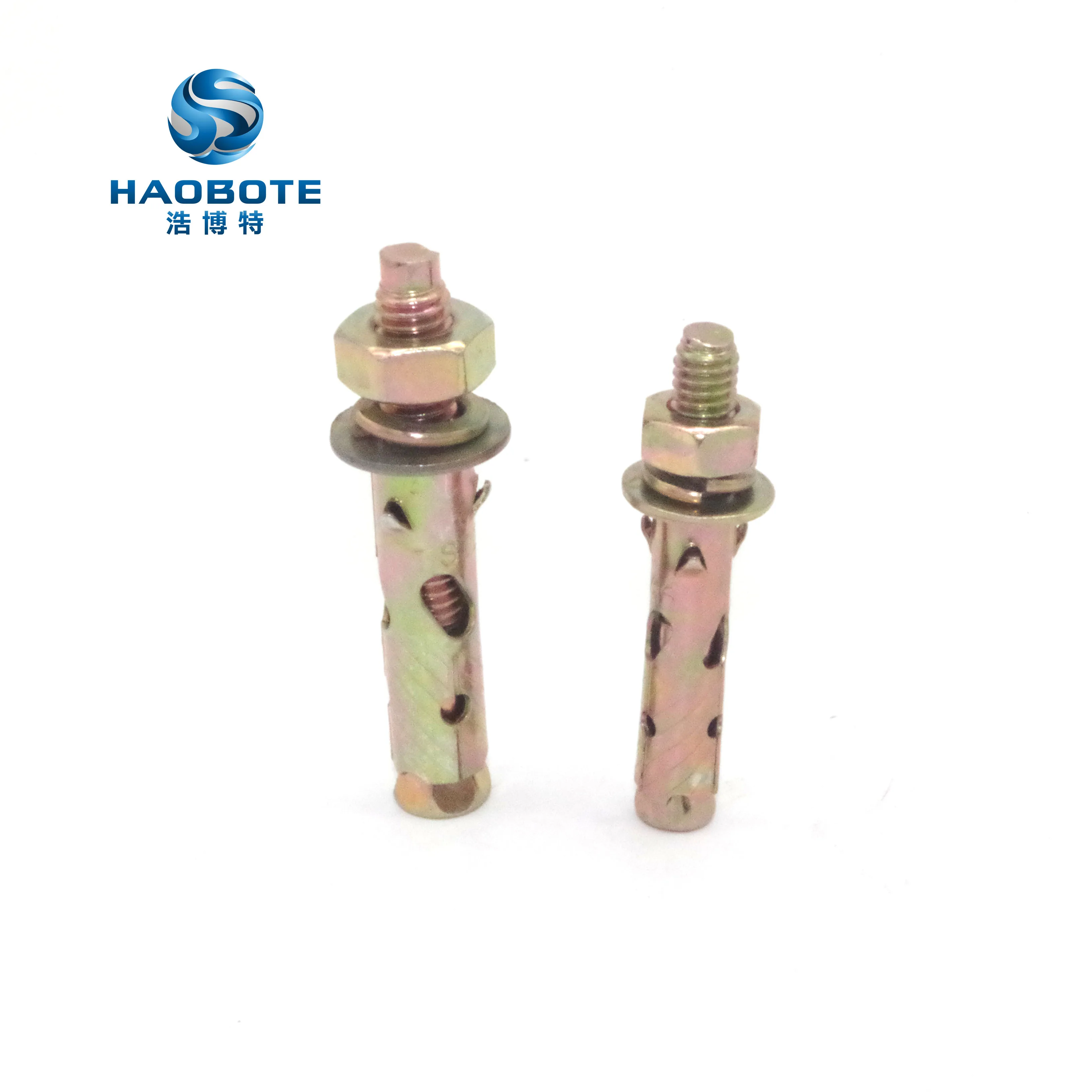 
High strength sleeve anchor antiskid shark fin anchor/Antiskid Fin Expansion Sleeve Anchor Bolt, zinc plate,grade 6.8 