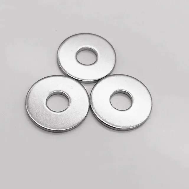 Ningbo Factory Wholesale Flat Washers DIN 125A/ISO 7089/SAE/USS Increase Strength Prevent Loosening Customized Plain Black Zinc