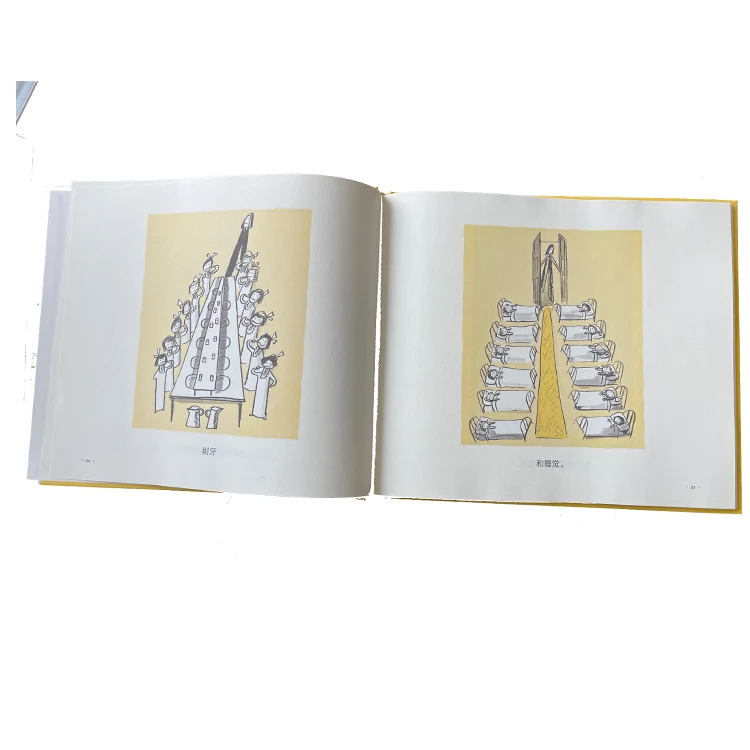 Factory  cheap price Customized Printing Cartoon animal book Early Education Graffiti Water Color Painting Book