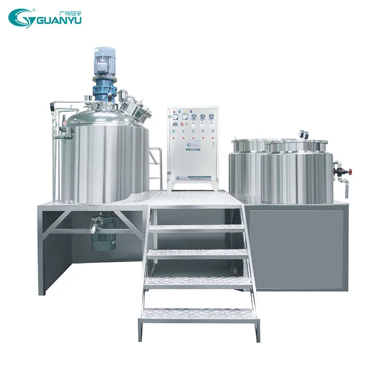 Автоматический крем мазь солнцезащитный крем Вакуумный гомогенизирующий эмульгатор миксер машина