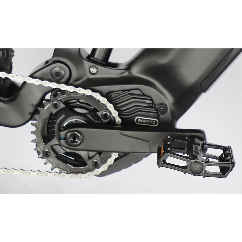Mid-mounted High Quality 1000w Emtb 27.5 Inch Fat Bicycle Full Suspension Electric Dirt Bike 48v 12 Speed  Bike