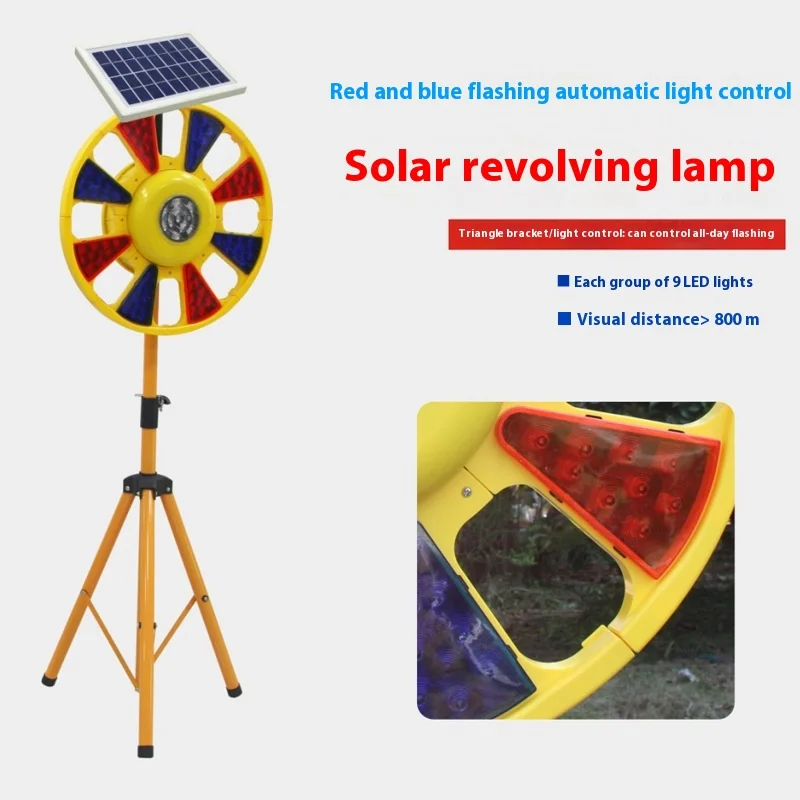 Aluminum Solar Cell Traffic Signs for Roadways PC Material Left Right Arrow Caution Light Signage Solar-Powered Triangle Pattern