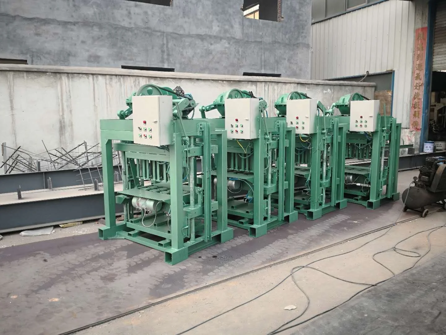 Low price brick making machine concrete block fly ash brick machine in cameroon