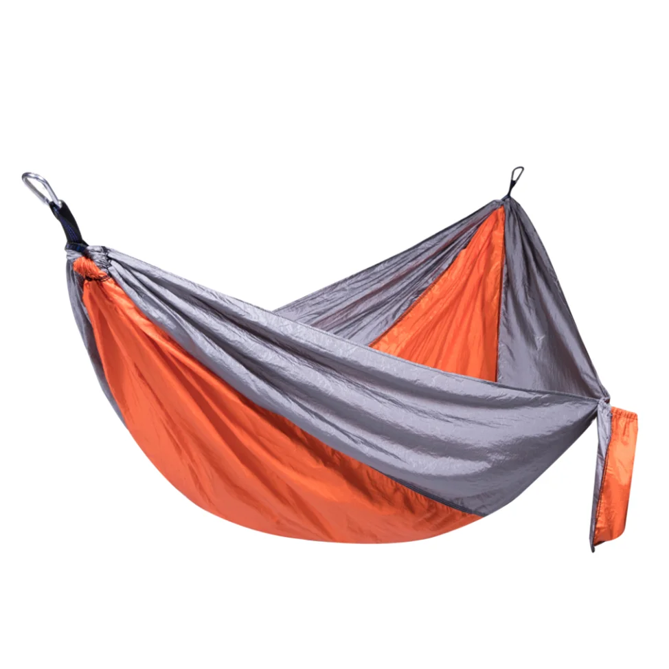 Custom Single Nylon Travel Lightweight Portable Backpacking Hiking Camping Hammock for Outdoor