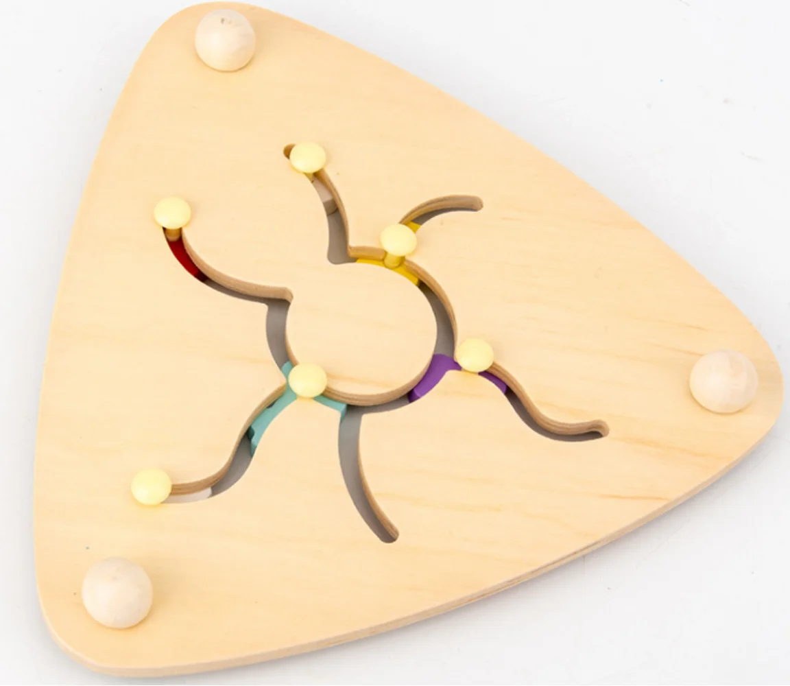 Children Montessori Early Education Maze Puzzle Toy Animal Digital Shape Match Interactive Game Educational Learning Toys