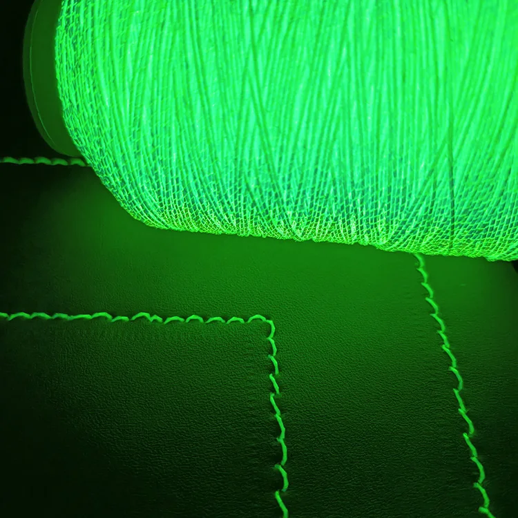 European Fashion Products Glow in the Dark Thread Super Bright Glow in the Dark Leather Sewing Thread for Sewing Machines