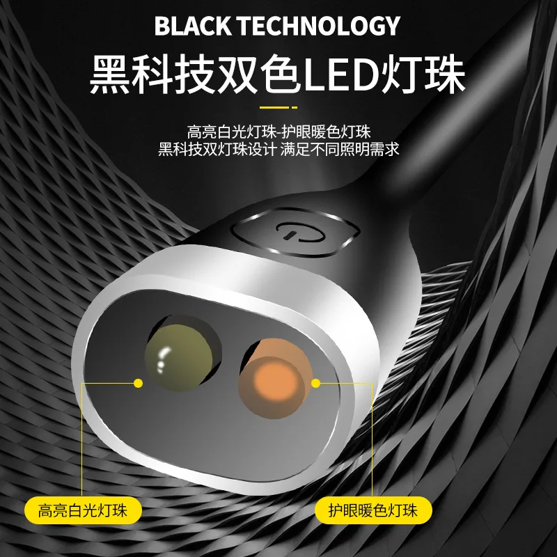 
2020 Flexible Snake Night Running Walking Working Camping Reading Book Lamp Led Neck Light Creative work light Led Book Lamp 