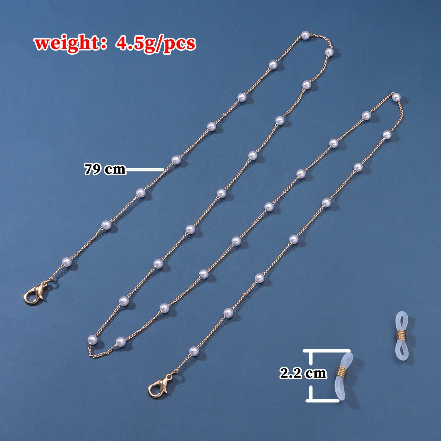 Zuowen New Jewelry Fashionable Simple Pearl Glasses Chain Wholesale Glasses Accessories glasses cord