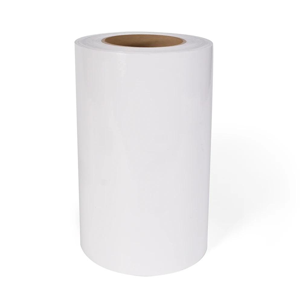 Permanent Clear Acrylic Water-based  For Advertising Signage Good Quality Custom  PP Paper Sticker Roll